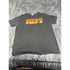Kiss Band T Shirt Mens Fits M 2005 Catalog Ltd Rock Music Metal Black Gene Y2K